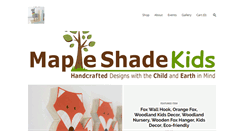 Desktop Screenshot of mapleshadekids.com