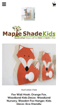 Mobile Screenshot of mapleshadekids.com