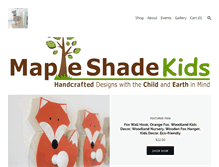 Tablet Screenshot of mapleshadekids.com